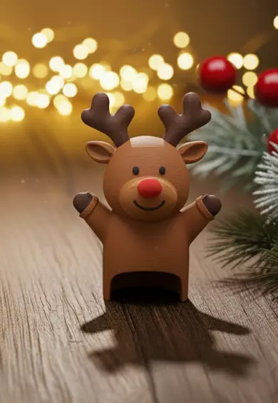 Reindeer 3D print model_0