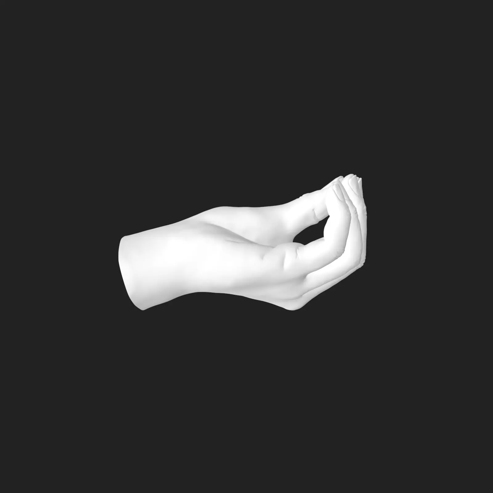 3D Printable Che Vuoi Hand Gesture STL Model Decor Gift 3D print model