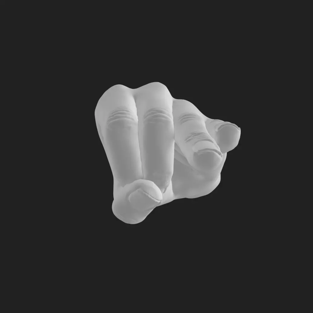 3D Printable Chin Mudra Hand Gesture STL Model Yoga Decor Gift 3D print model_5