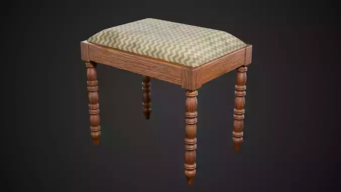 Wood Stool