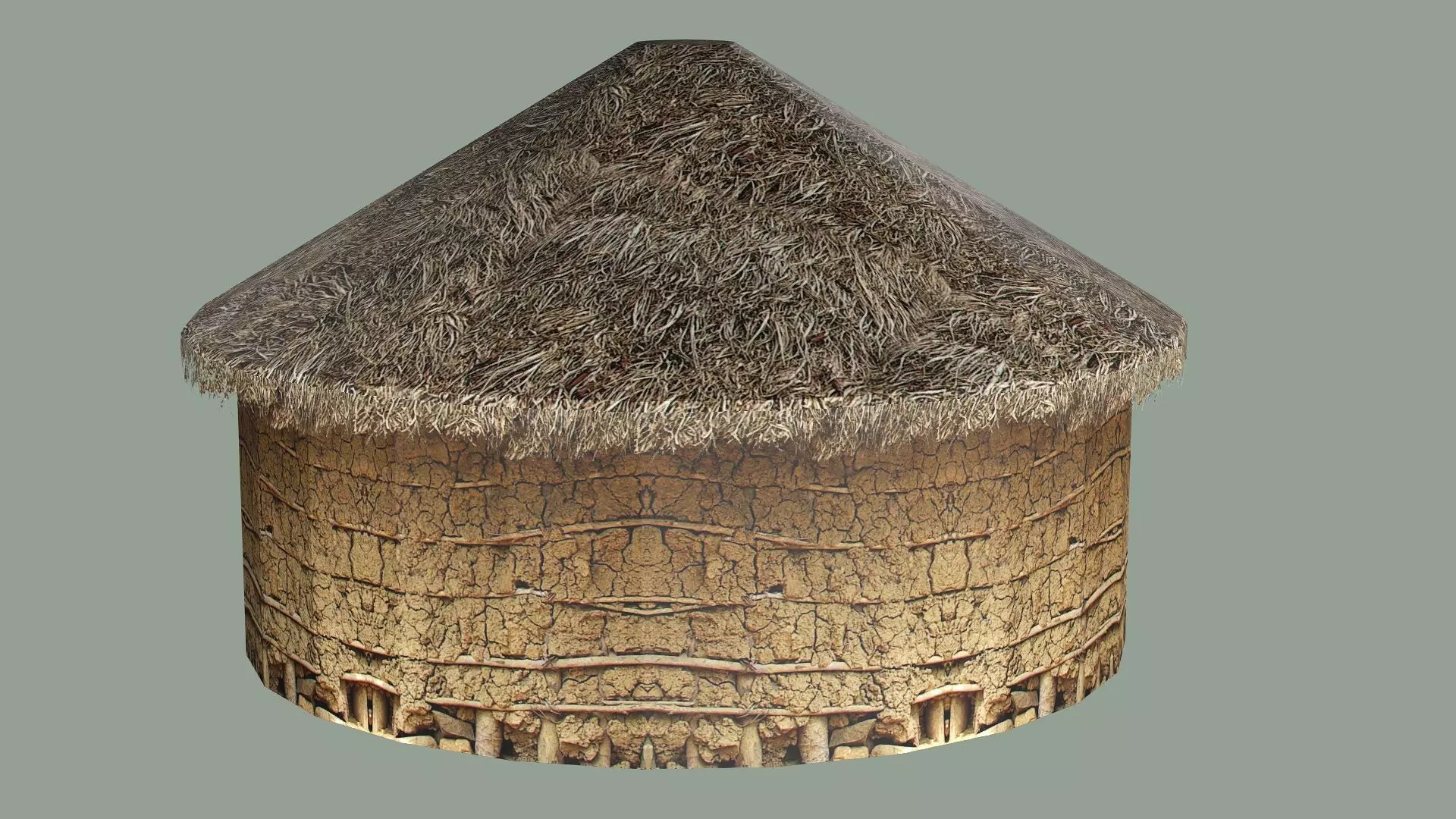 Wooden Hut E Low-Poly 3D Model Low-poly 3D model_4