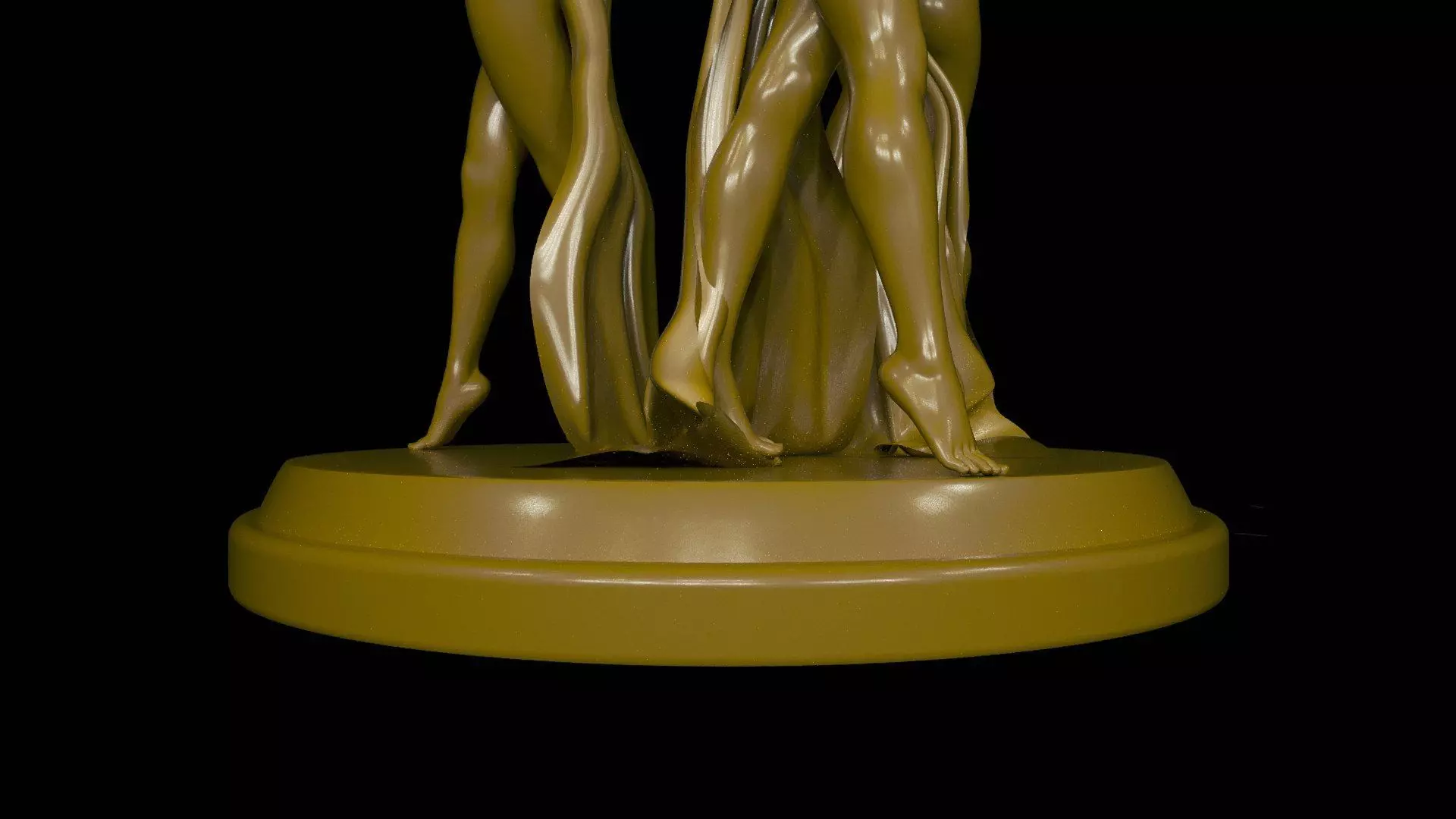 The World is Yours Statue 3D model_4