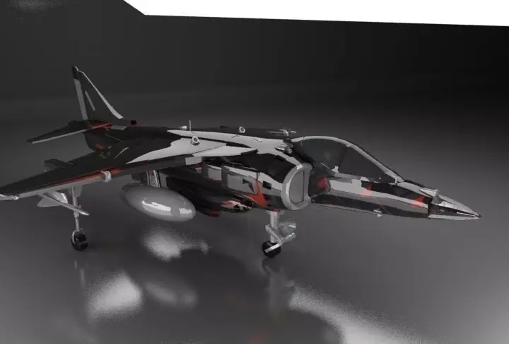 AIRCRAFT fighter jet Free 3D model_0