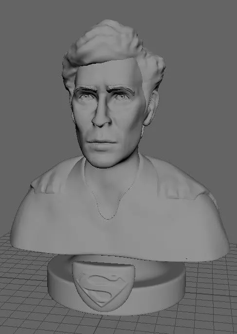 Superman 12 3D print model_4