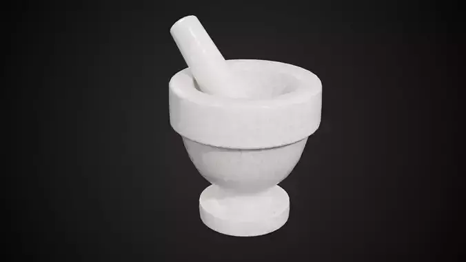 Marble Mortar and Pestle