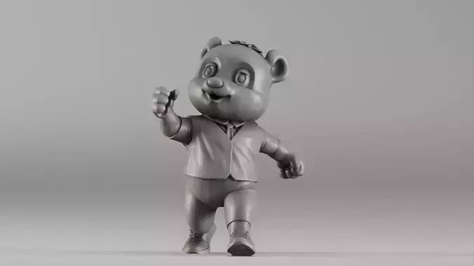 S00094 Cartoon Panda Character