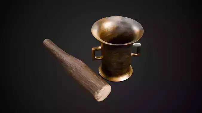 19th Century Mortar and Pestle