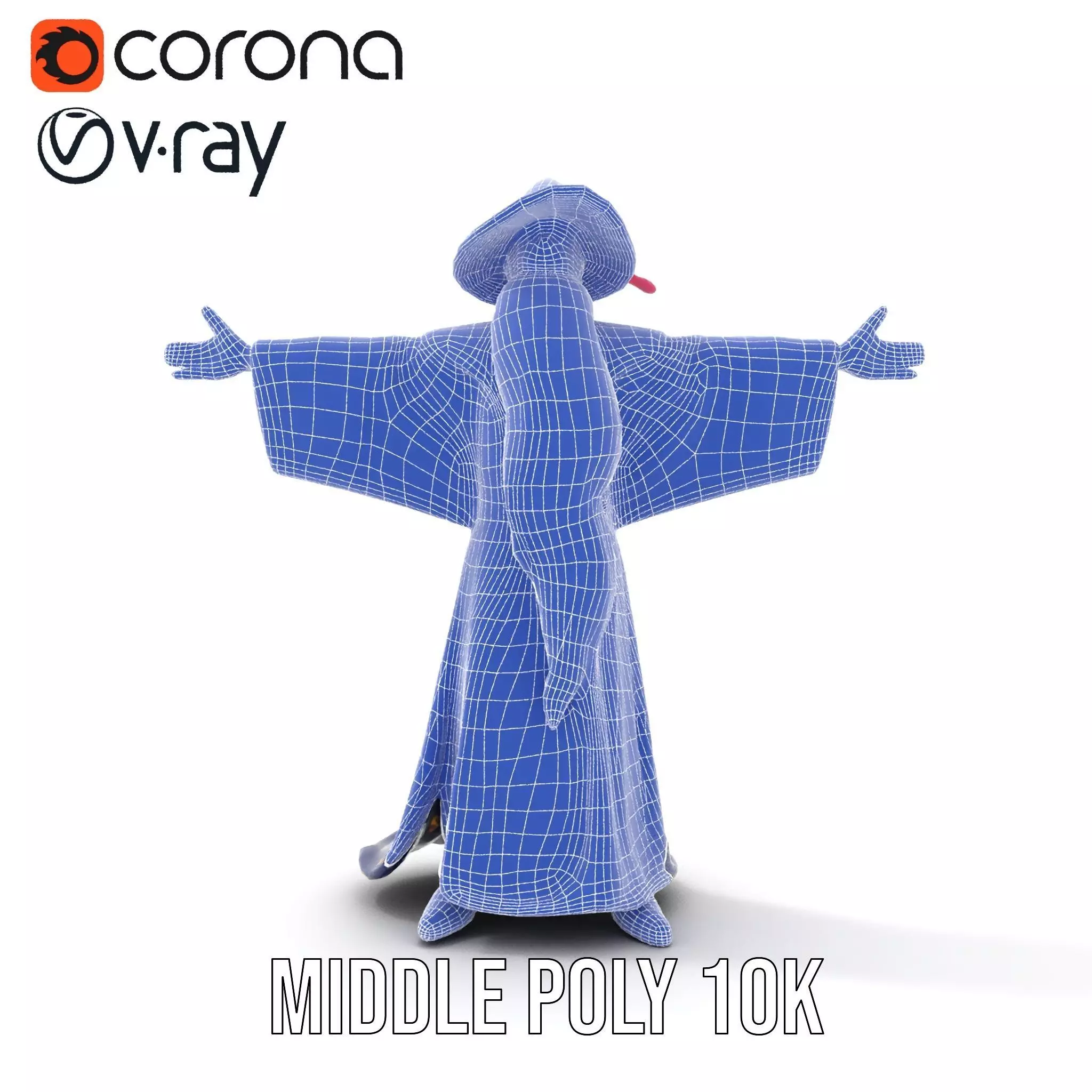 Starry Wizard model pack Low-poly 3D model_25