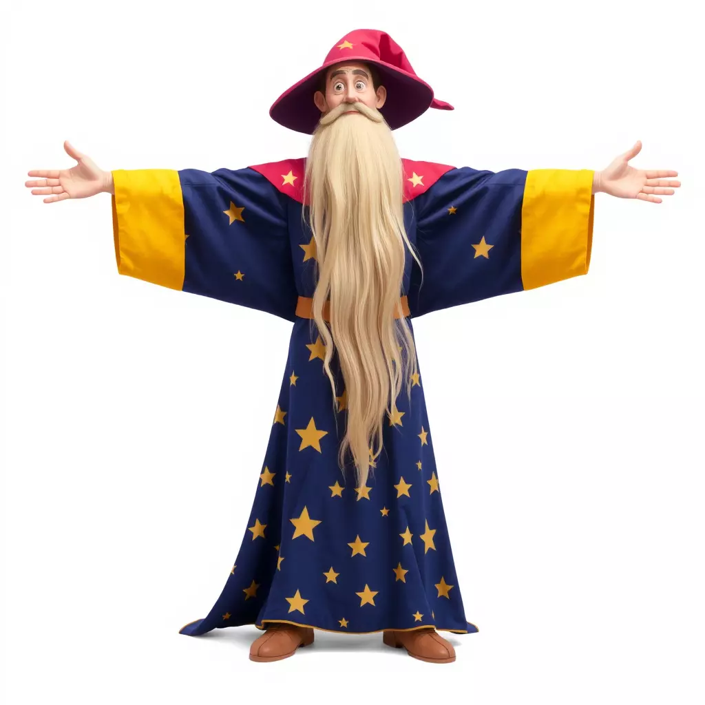 Starry Wizard model pack Low-poly 3D model_3
