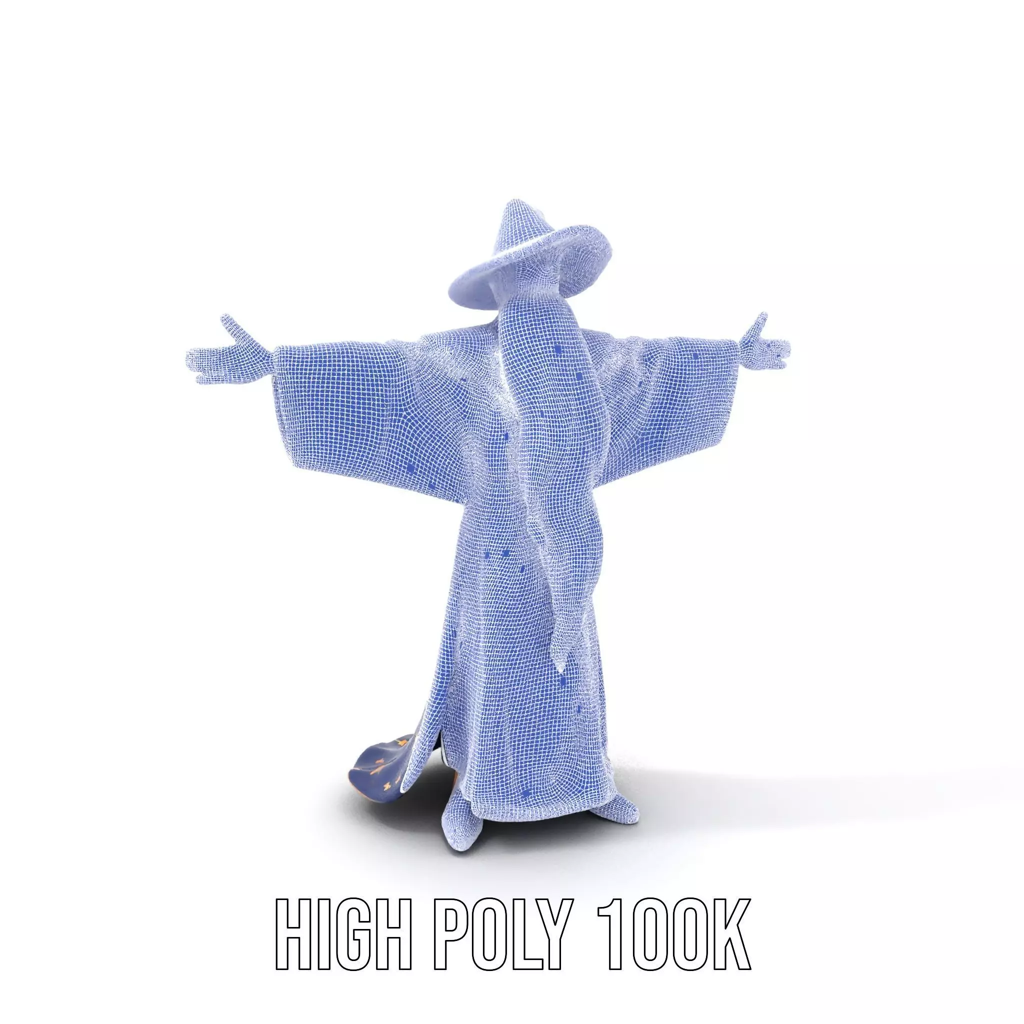 Starry Wizard model pack Low-poly 3D model_5