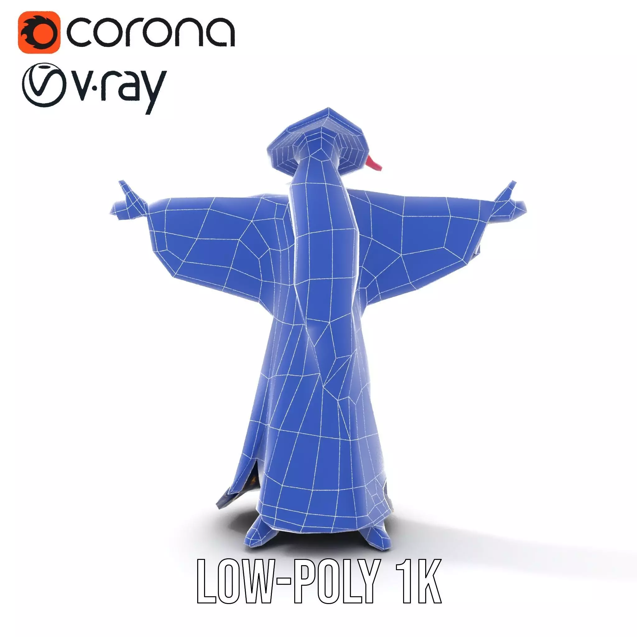 Starry Wizard model pack Low-poly 3D model_20