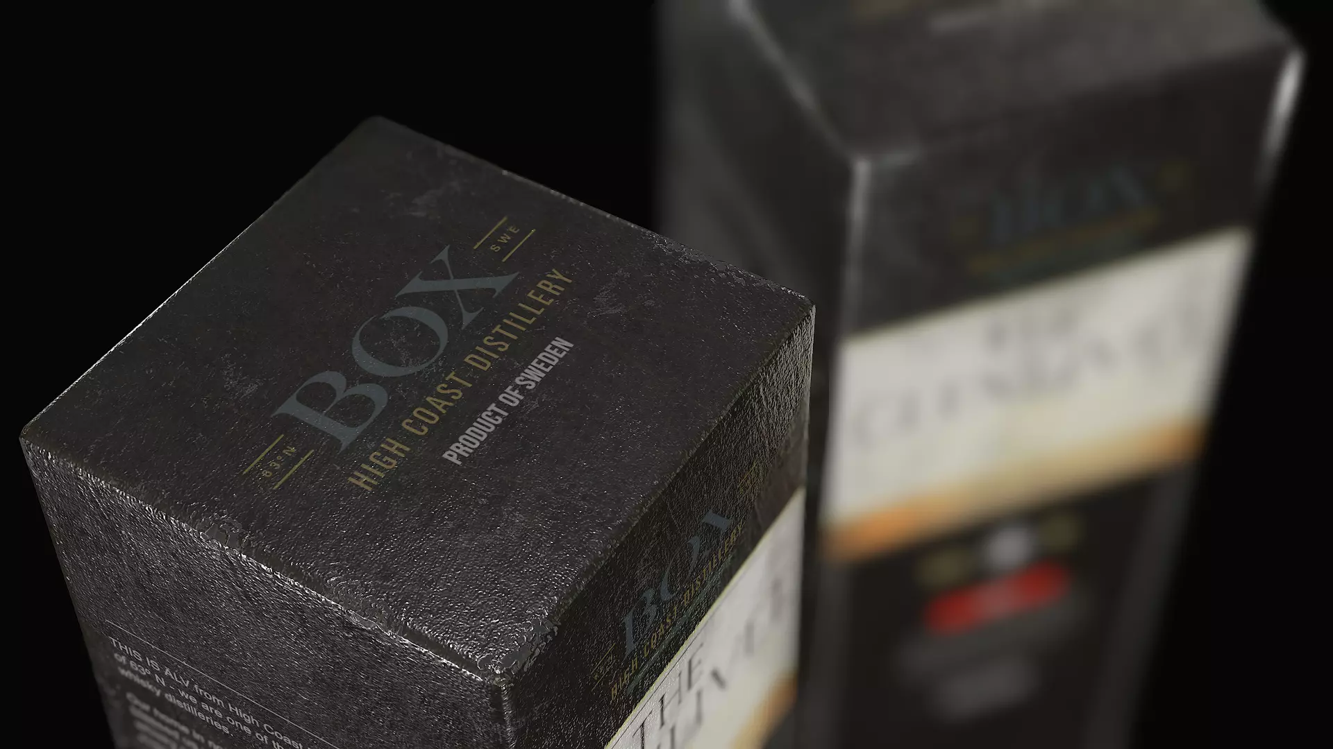 Whisky Box - Realistic PBR Packaging 3D Model - Game Ready Prop  Low-poly 3D model_1