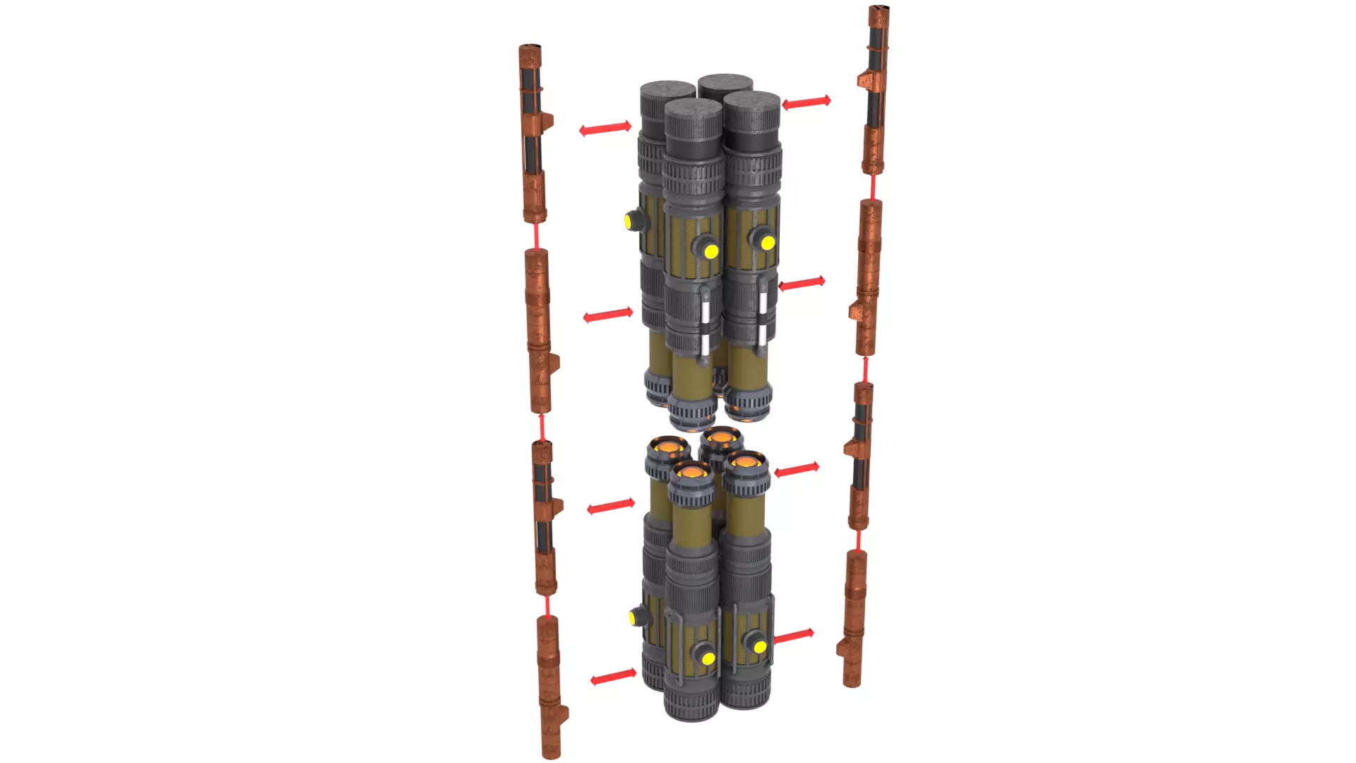 Set 2f - Death Star Kyber Installation 1-6 scale Hottoys 3D print model_43