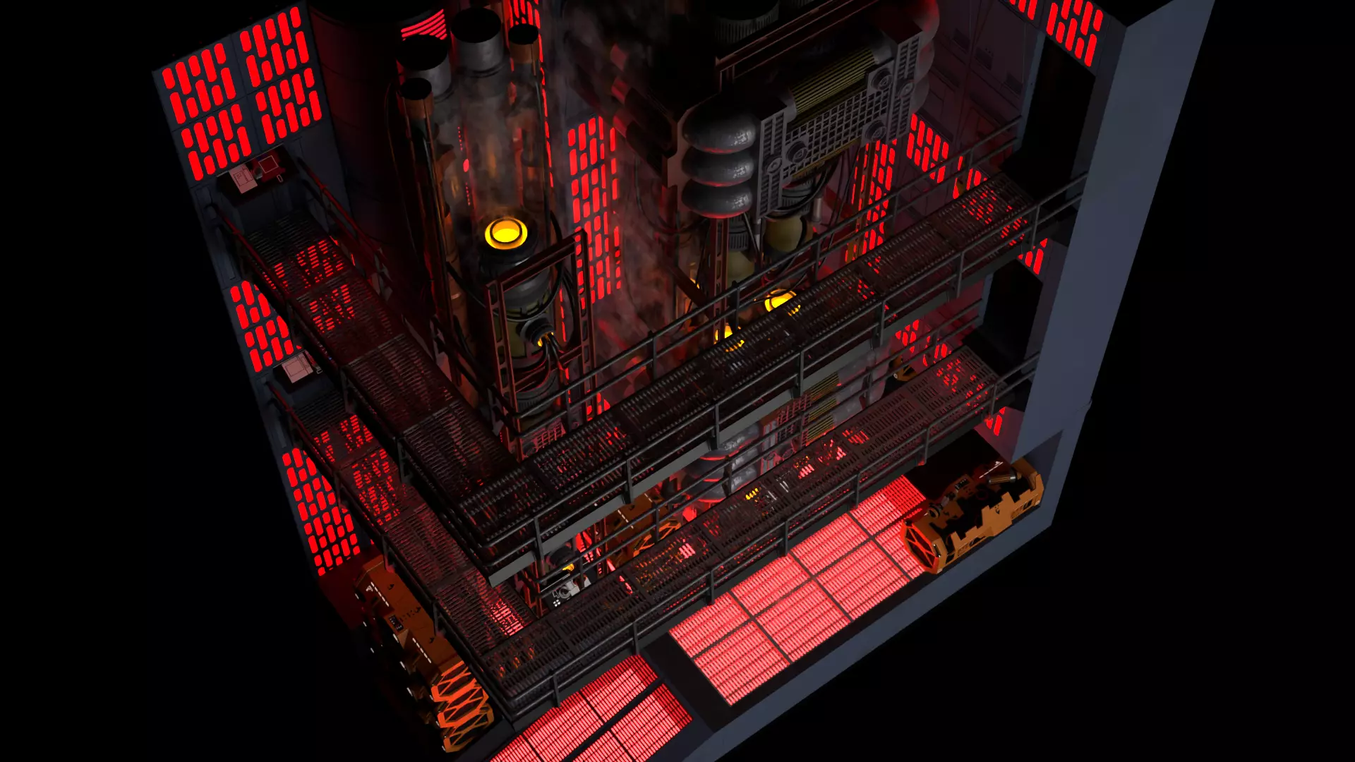 Set 2f - Death Star Kyber Installation 1-6 scale Hottoys 3D print model_15