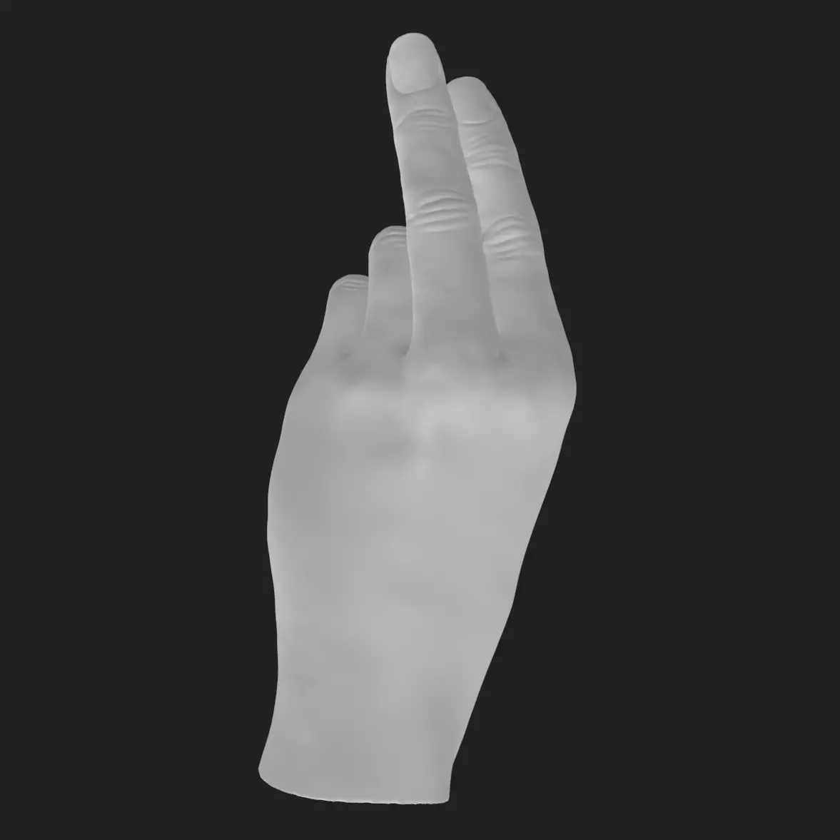 Prana Mudra Hand STL Model Yoga Decor Gift 3D Printable 3D print model_1