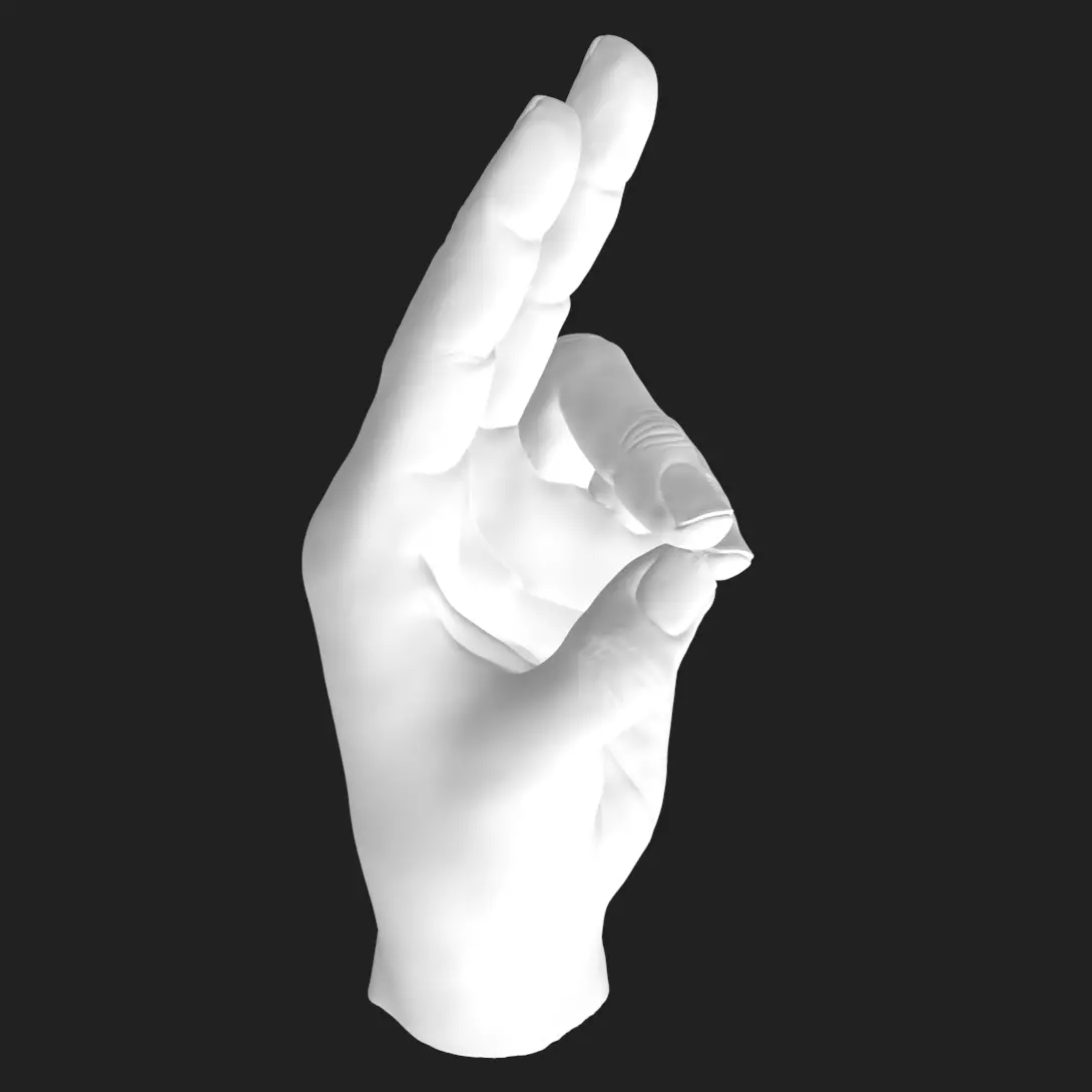 Prana Mudra Hand STL Model Yoga Decor Gift 3D Printable 3D print model_4