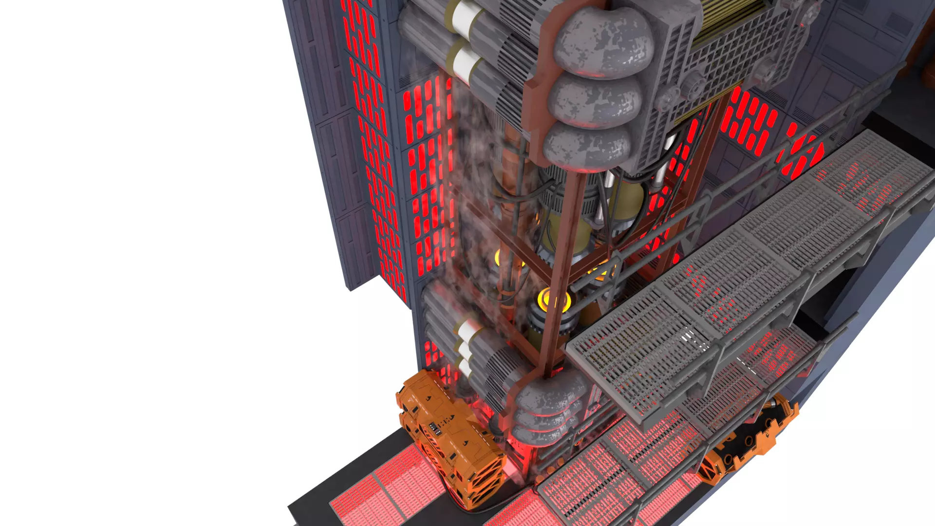 Set 2f - Death Star Kyber Installation 1-12 scale Blackseries 3D print model_13