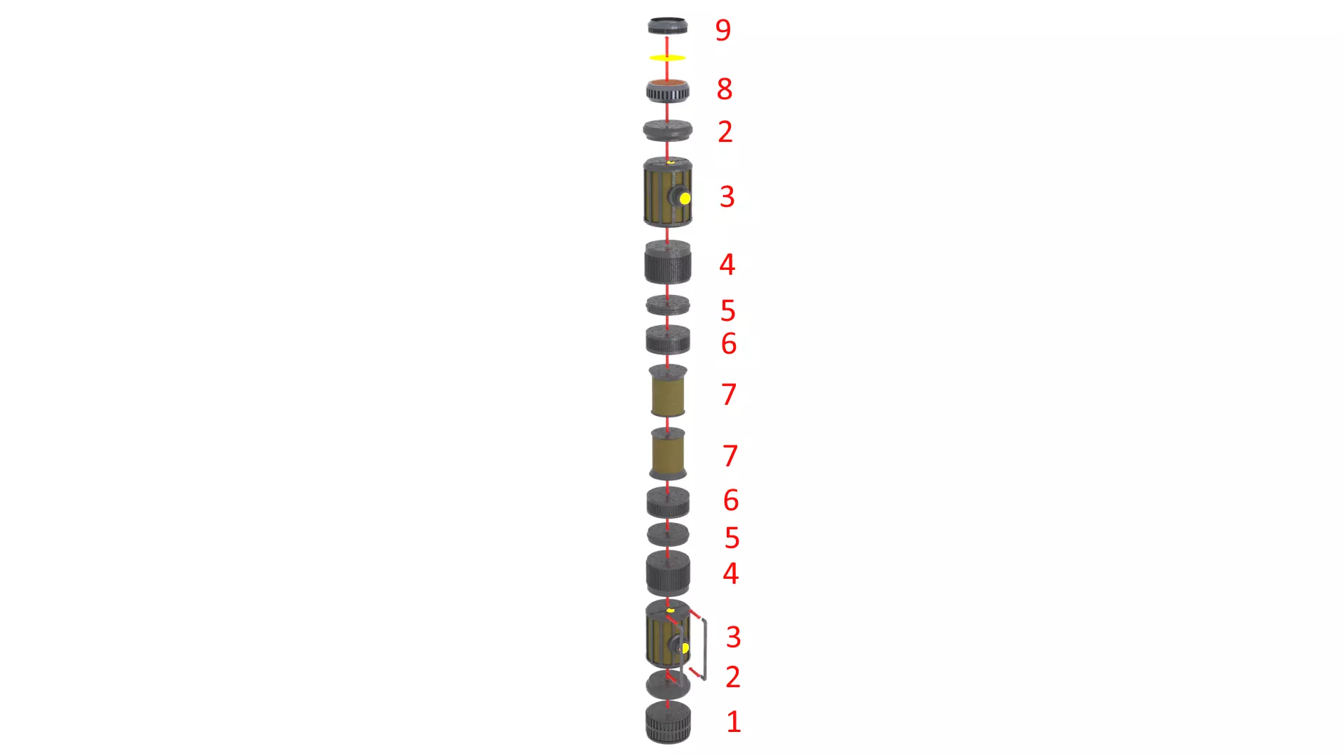 Set 2f - Death Star Kyber Installation 1-18 scale Hasbro Kenner 3D print model_81