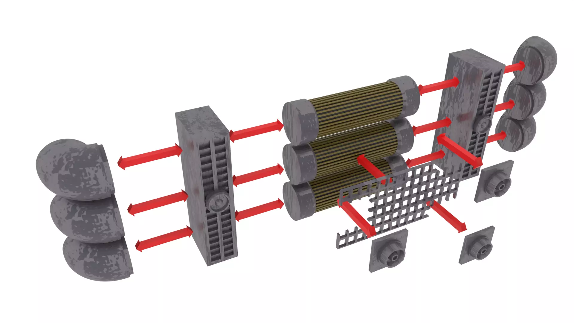 Set 2f - Death Star Kyber Installation 1-18 scale Hasbro Kenner 3D print model_41