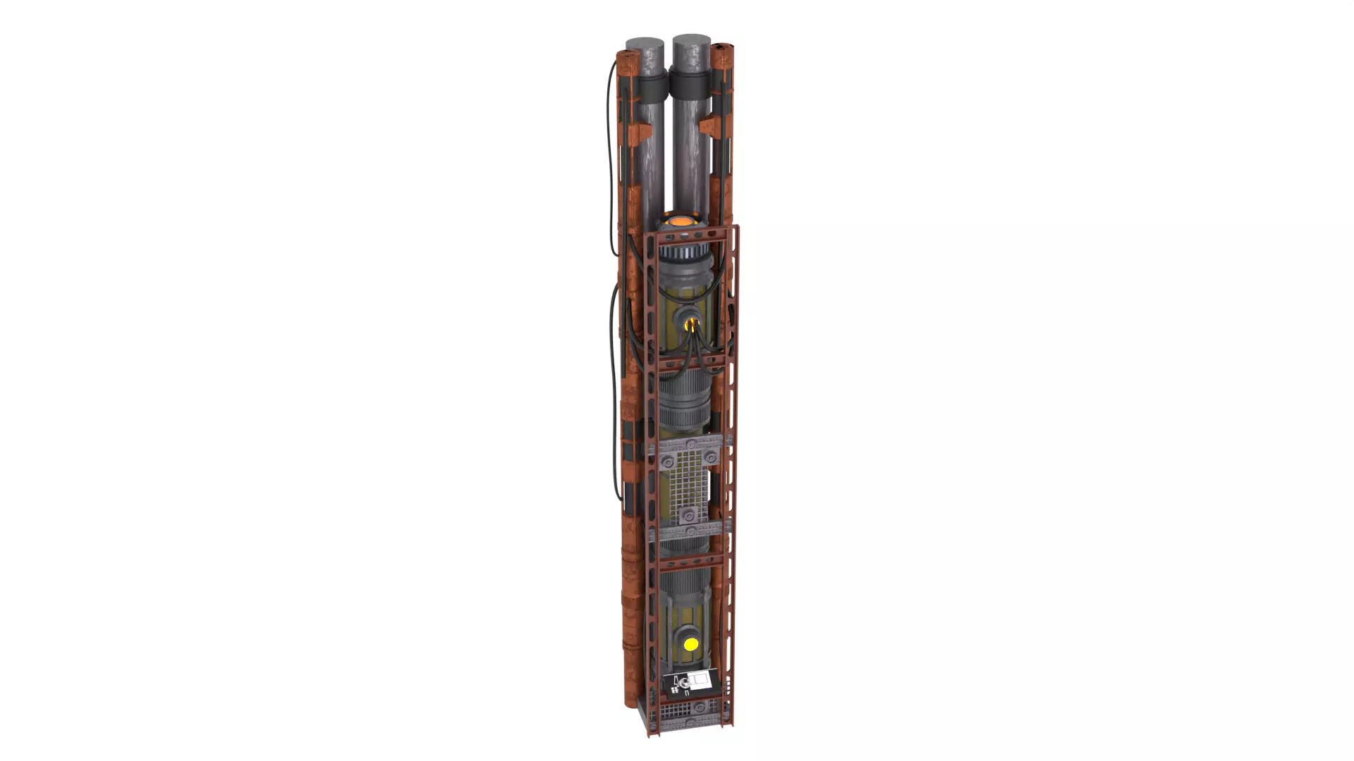 Set 2f - Death Star Kyber Installation 1-18 scale Hasbro Kenner 3D print model_74