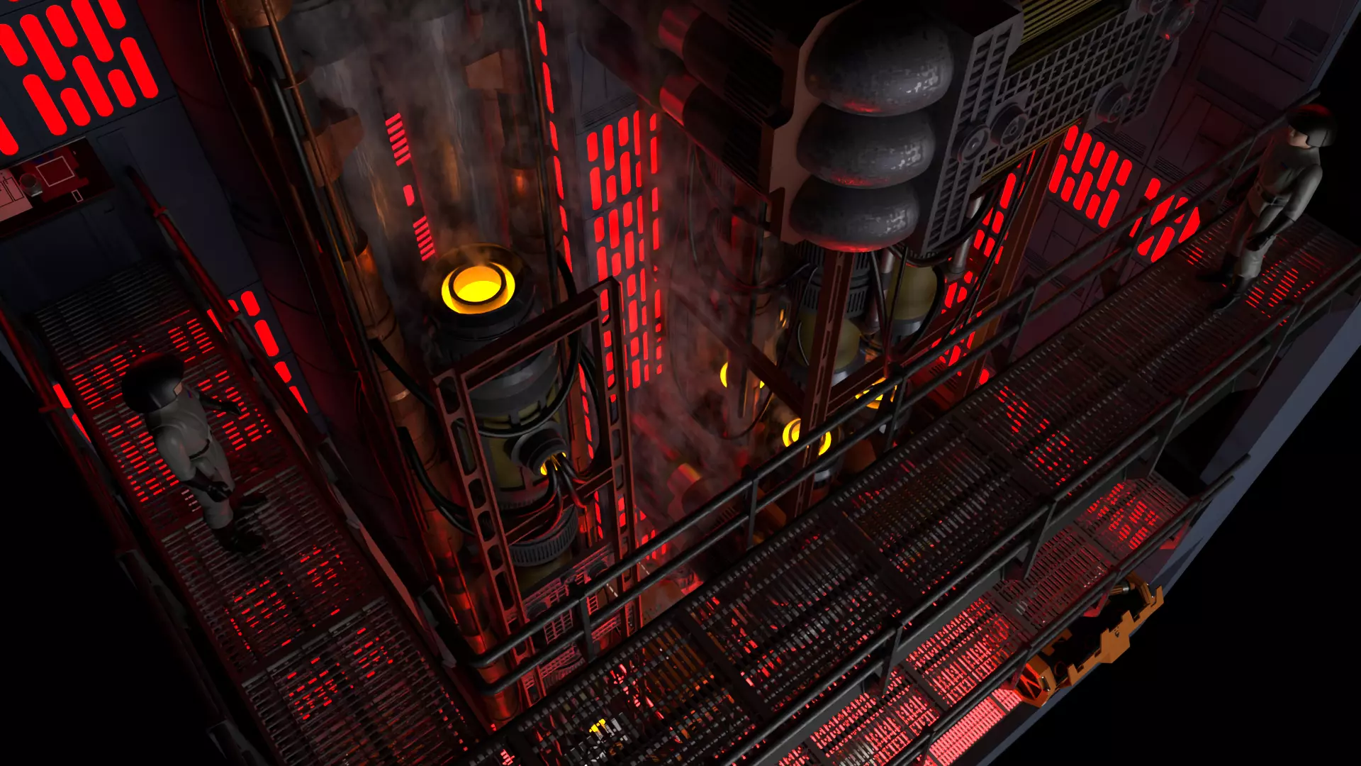 Set 2f - Death Star Kyber Installation 1-18 scale Hasbro Kenner 3D print model_32