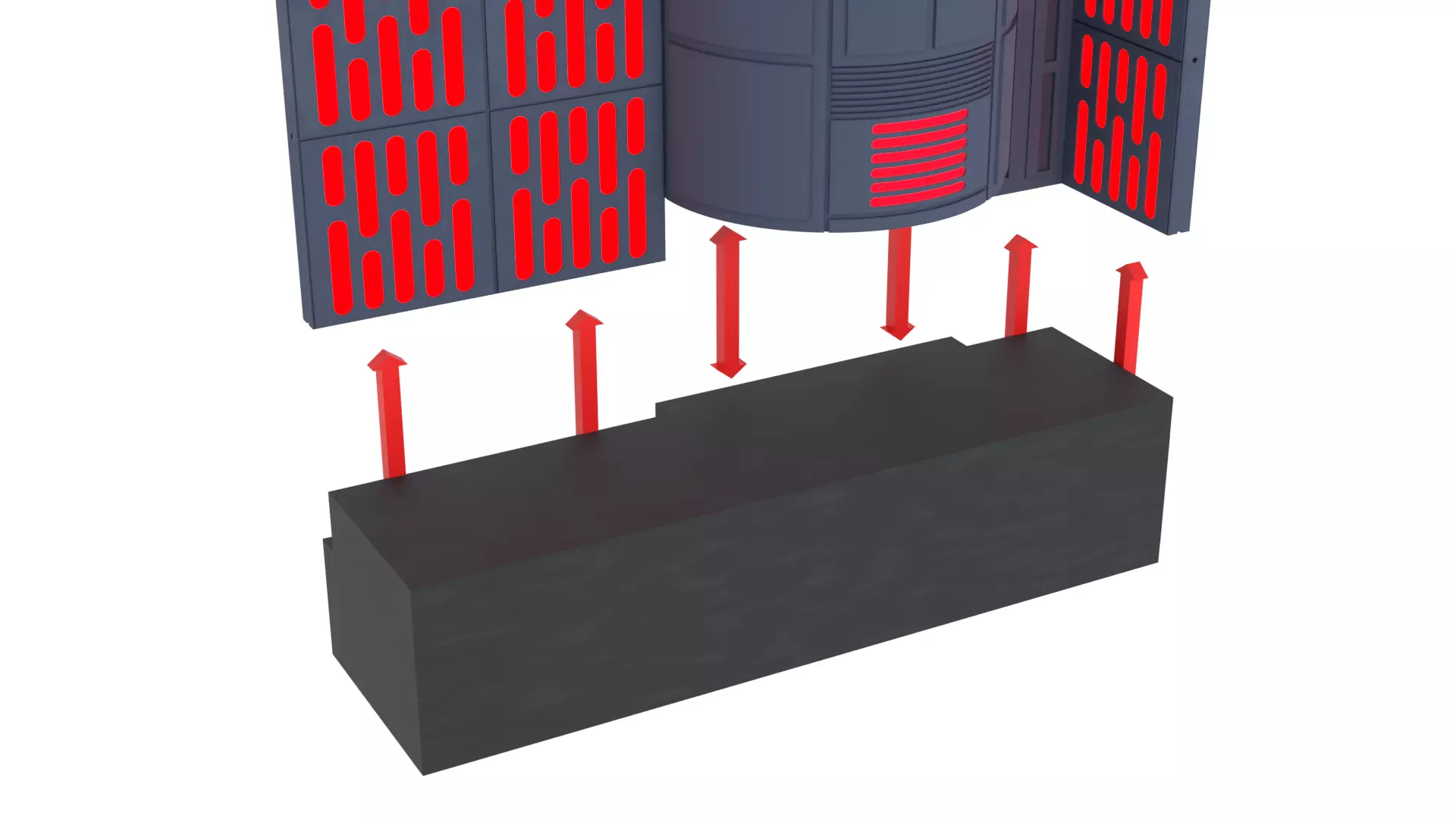 Set 2f - Death Star Kyber Installation 1-18 scale Hasbro Kenner 3D print model_72