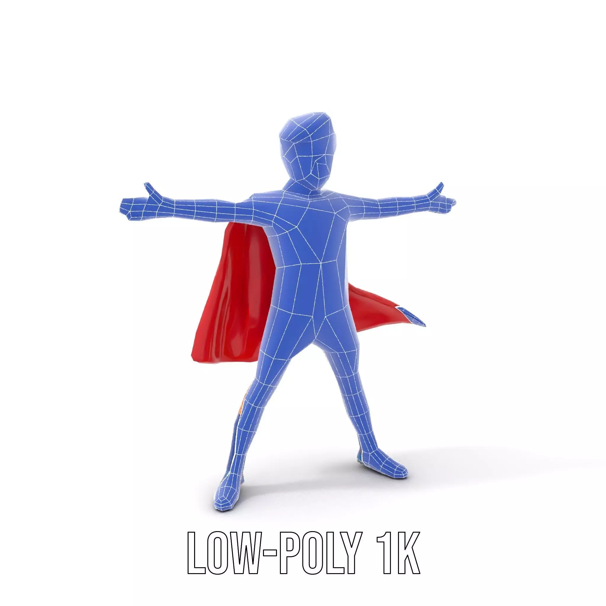 Hero Costume Child model pack Low-poly 3D model_18