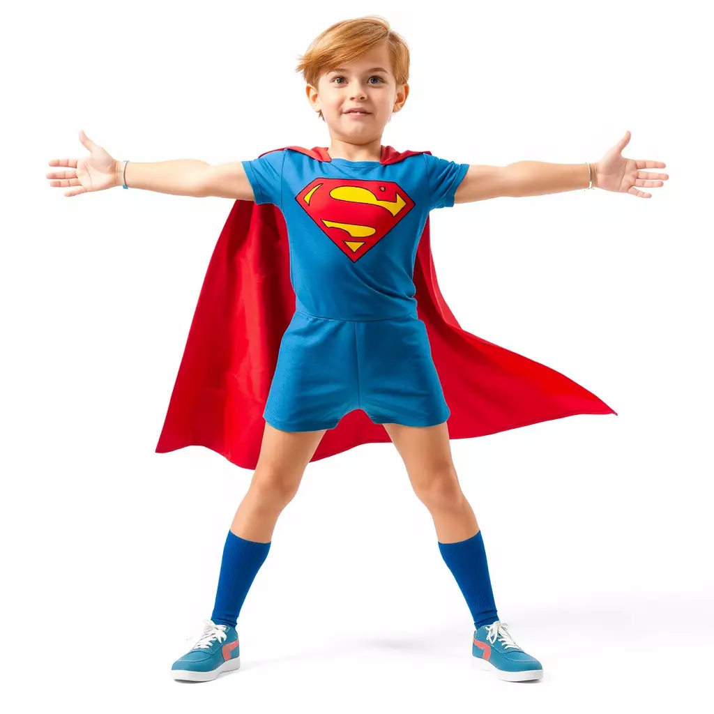 Hero Costume Child model pack Low-poly 3D model_3