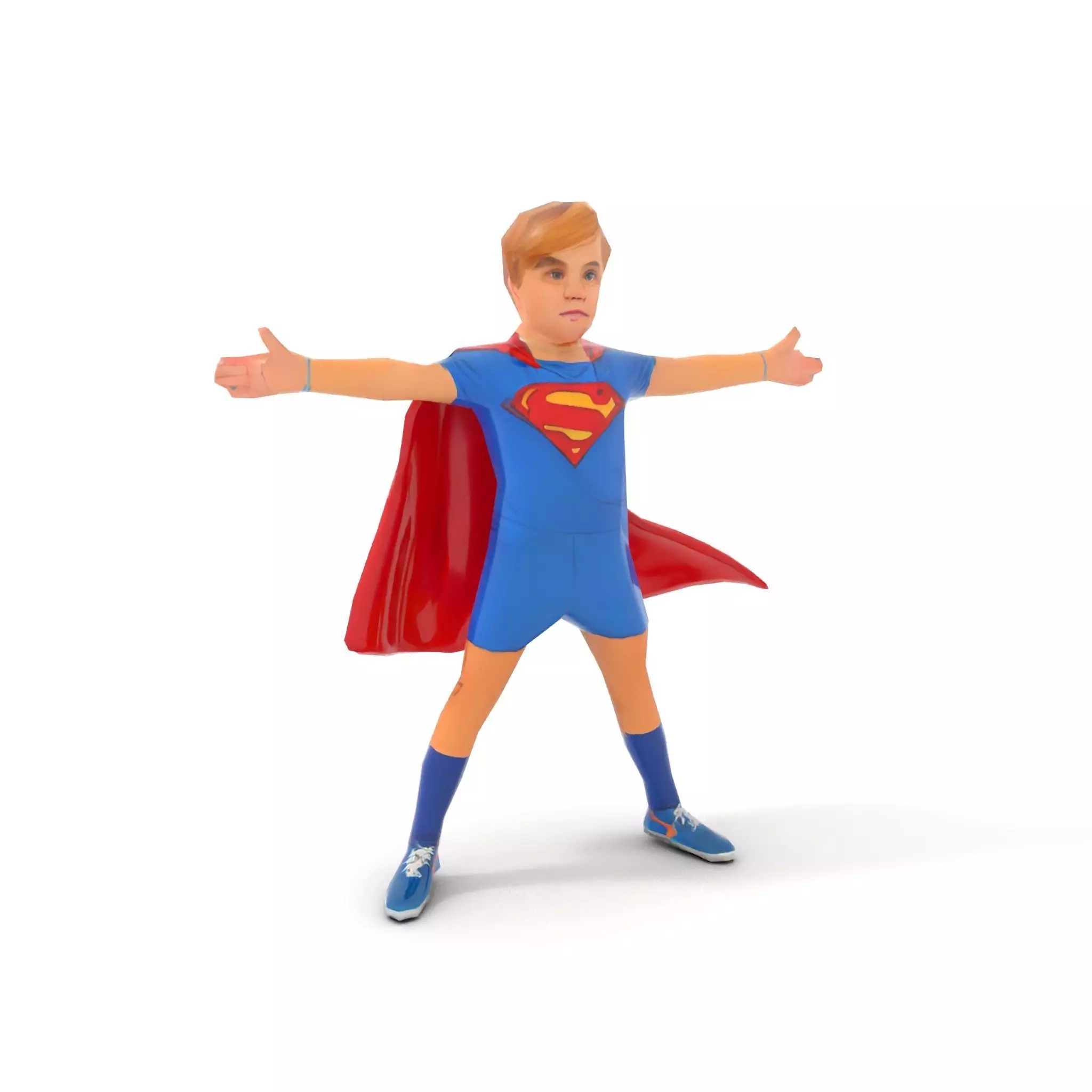 Hero Costume Child model pack Low-poly 3D model_10