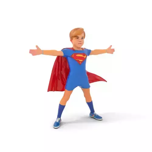Hero Costume Child model pack Low-poly 3D model Hero Costume Child model pack Low-poly 3D model