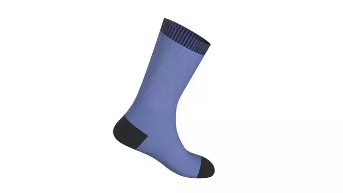Long  Sock  PBR 3D model