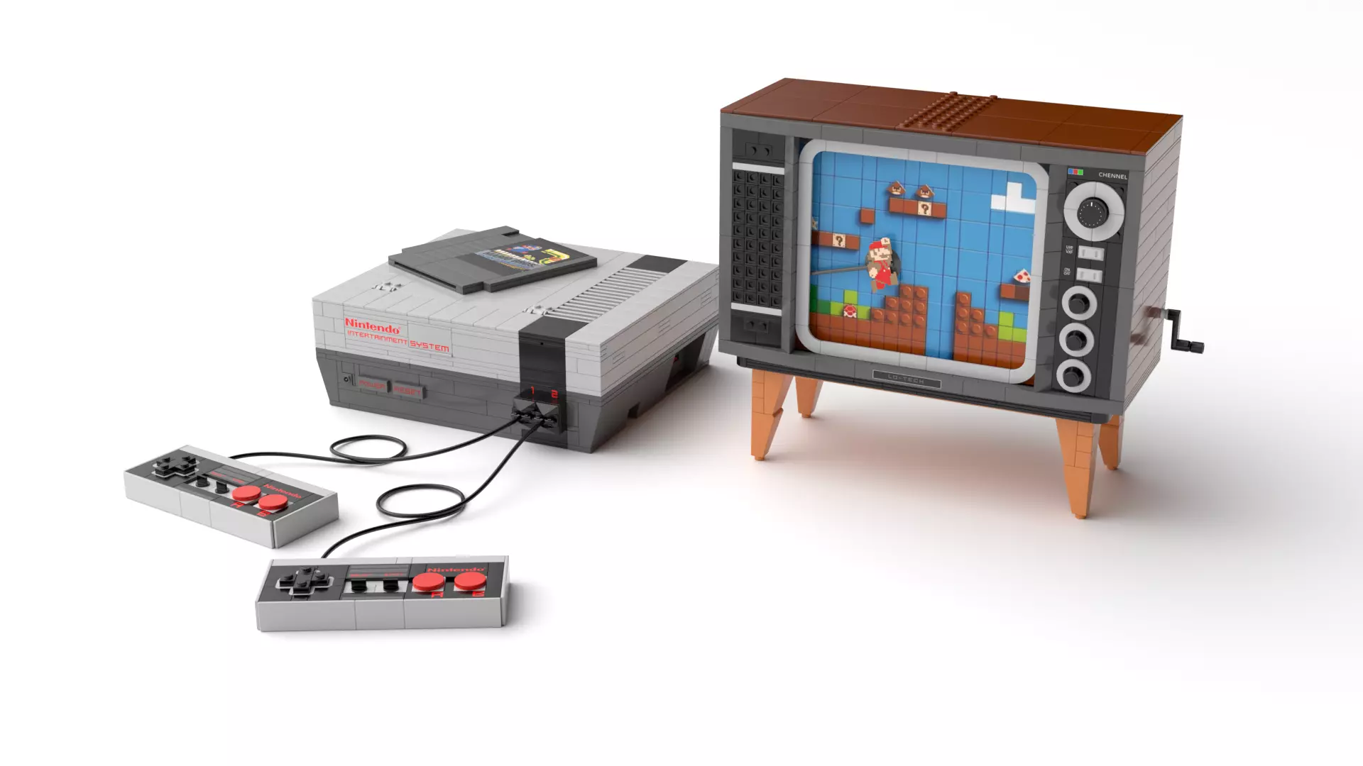 Lego super mario Low-poly 3D model