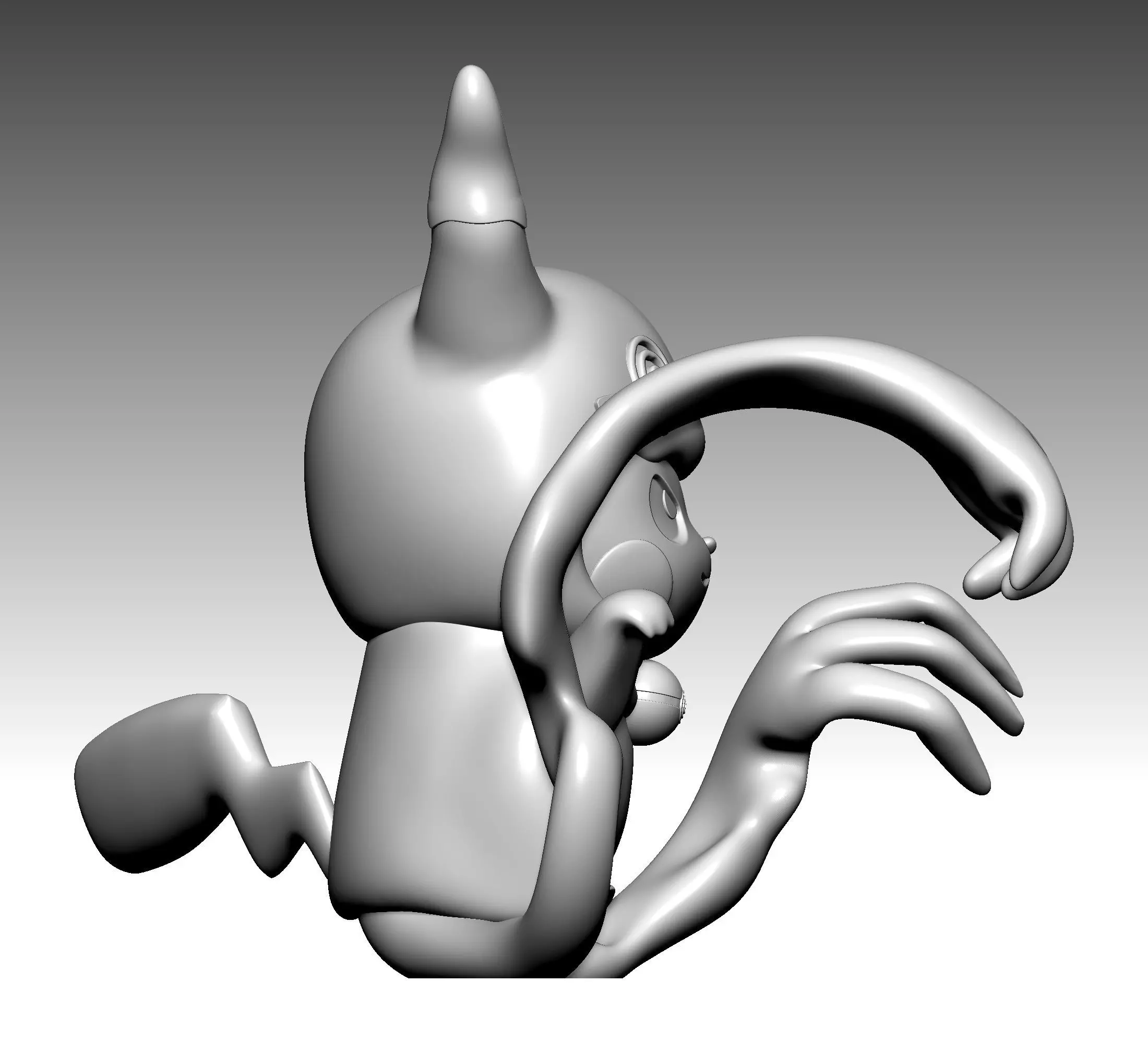 Pokemon - Pikachu Mimmikyu Cosplay Free 3D print model_8