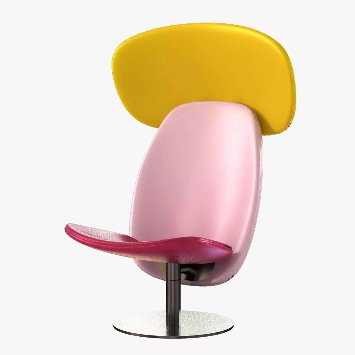 Derlot Editions ORBIT Armchair with headrest 3D model