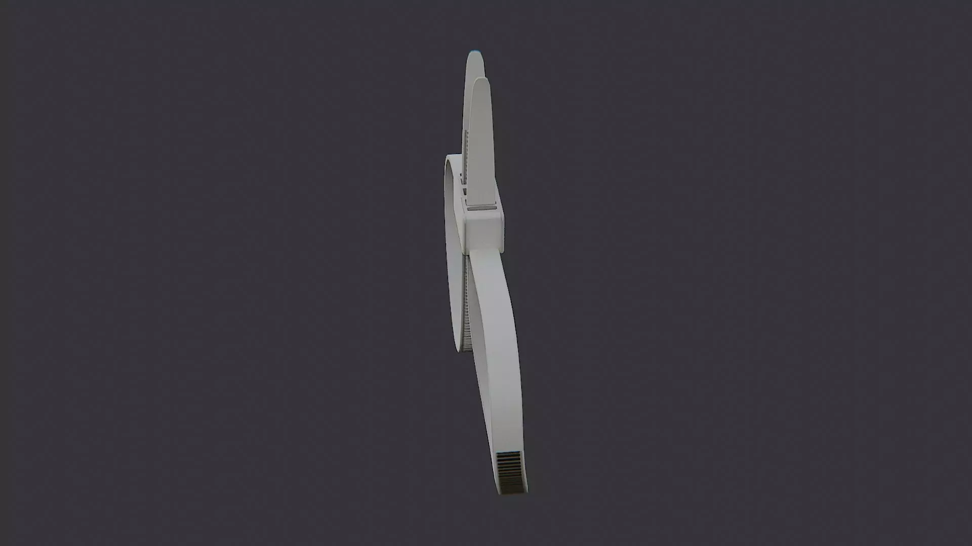 Zip Tie Handcuff Prop Low-poly 3D model_3