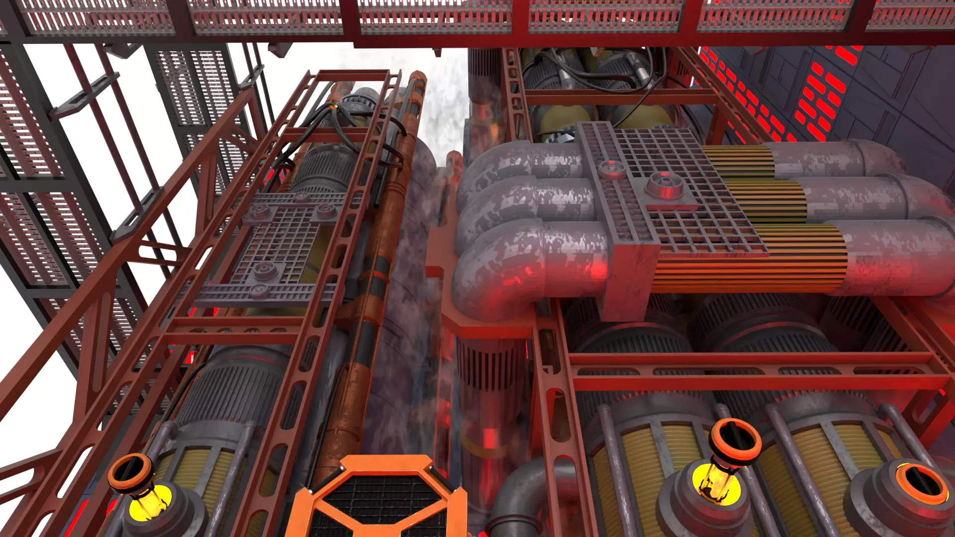 Set 2f - Death Star Kyber Installation 1-6 Scale Hottoys  3D Model Collection_4