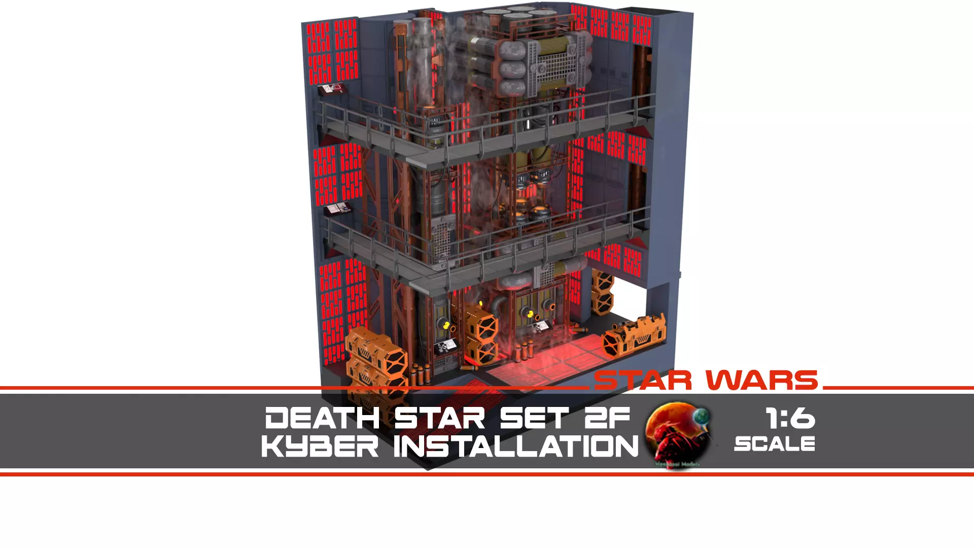 Set 2f - Death Star Kyber Installation 1-6 Scale Hottoys  3D Model Collection_0