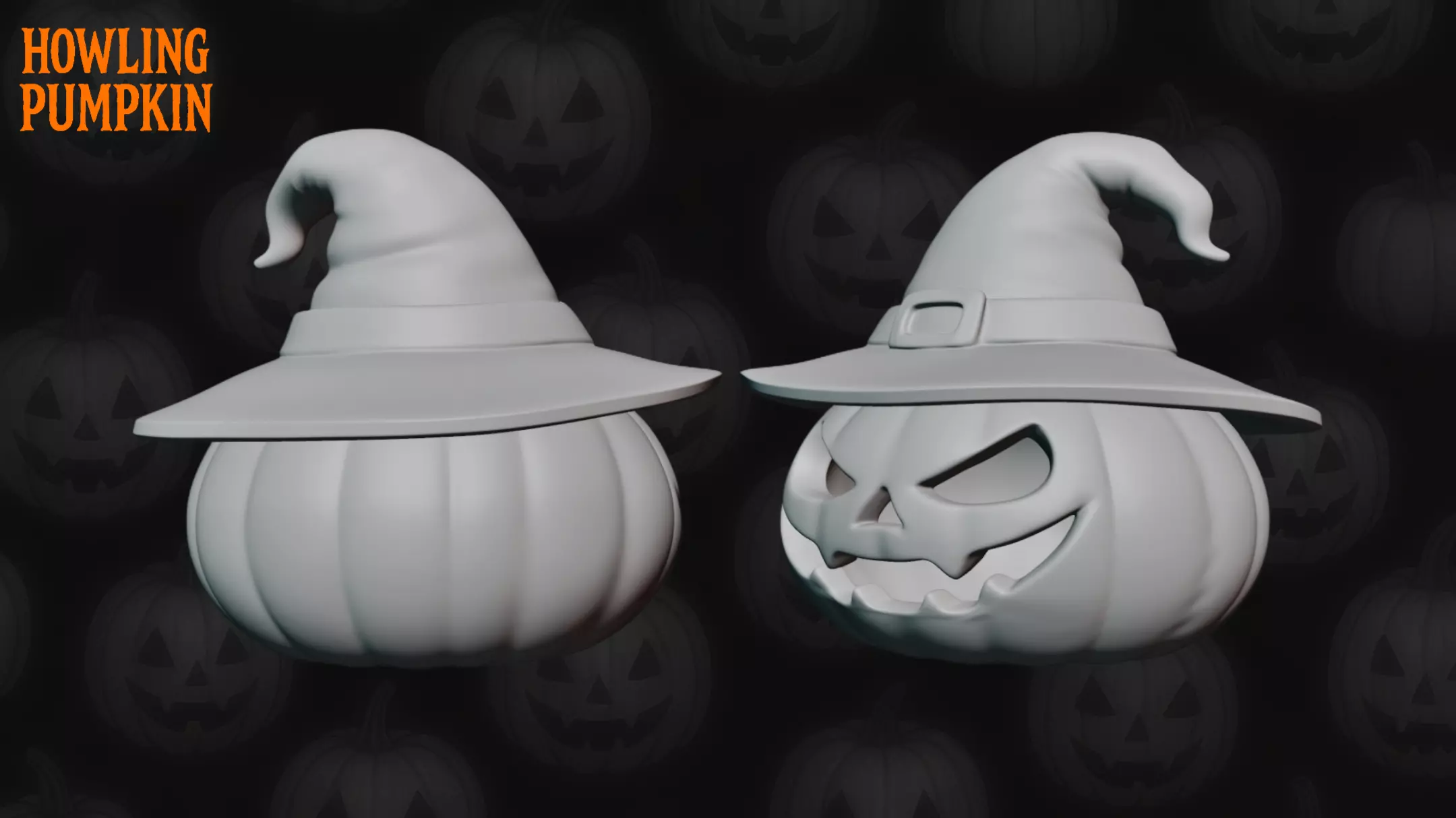 Halloween Pumpkin 3D print model_1