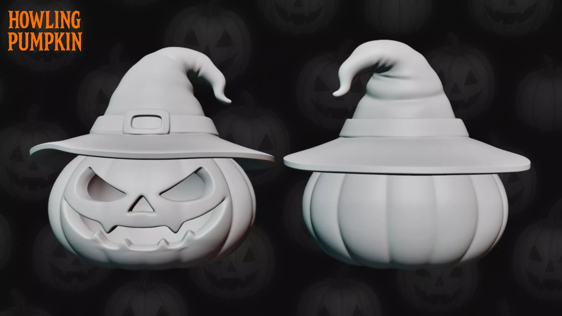 Halloween Pumpkin 3D print model_4