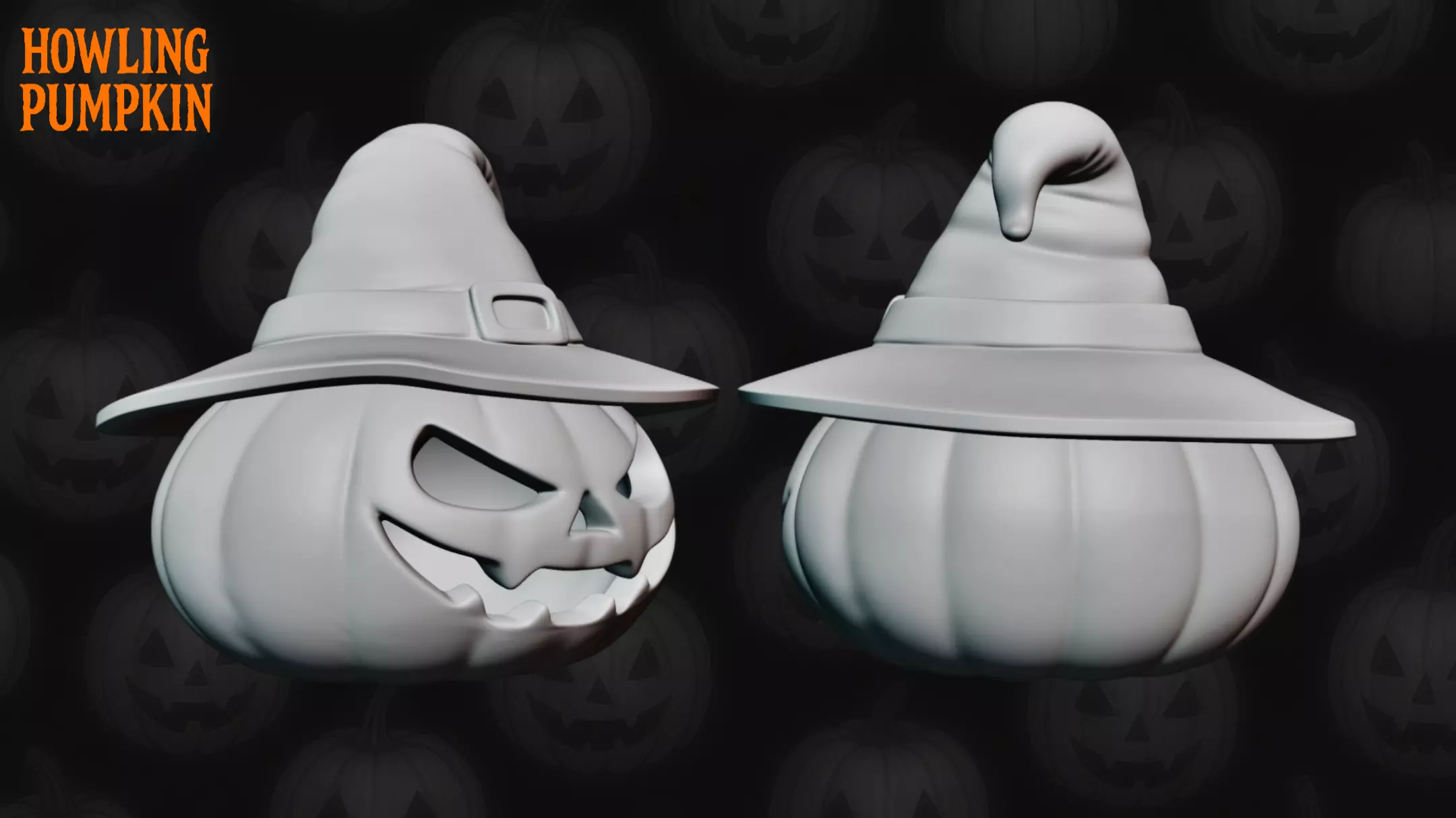 Halloween Pumpkin 3D print model_3