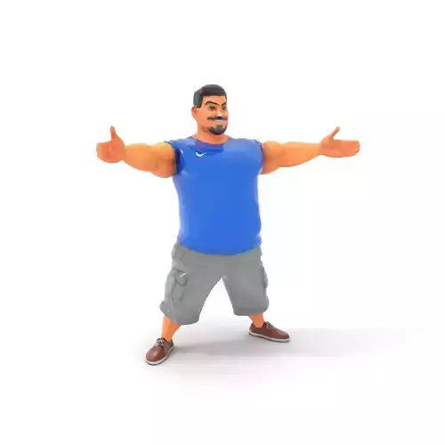 Casual Man Outfit model pack Low-poly 3D model