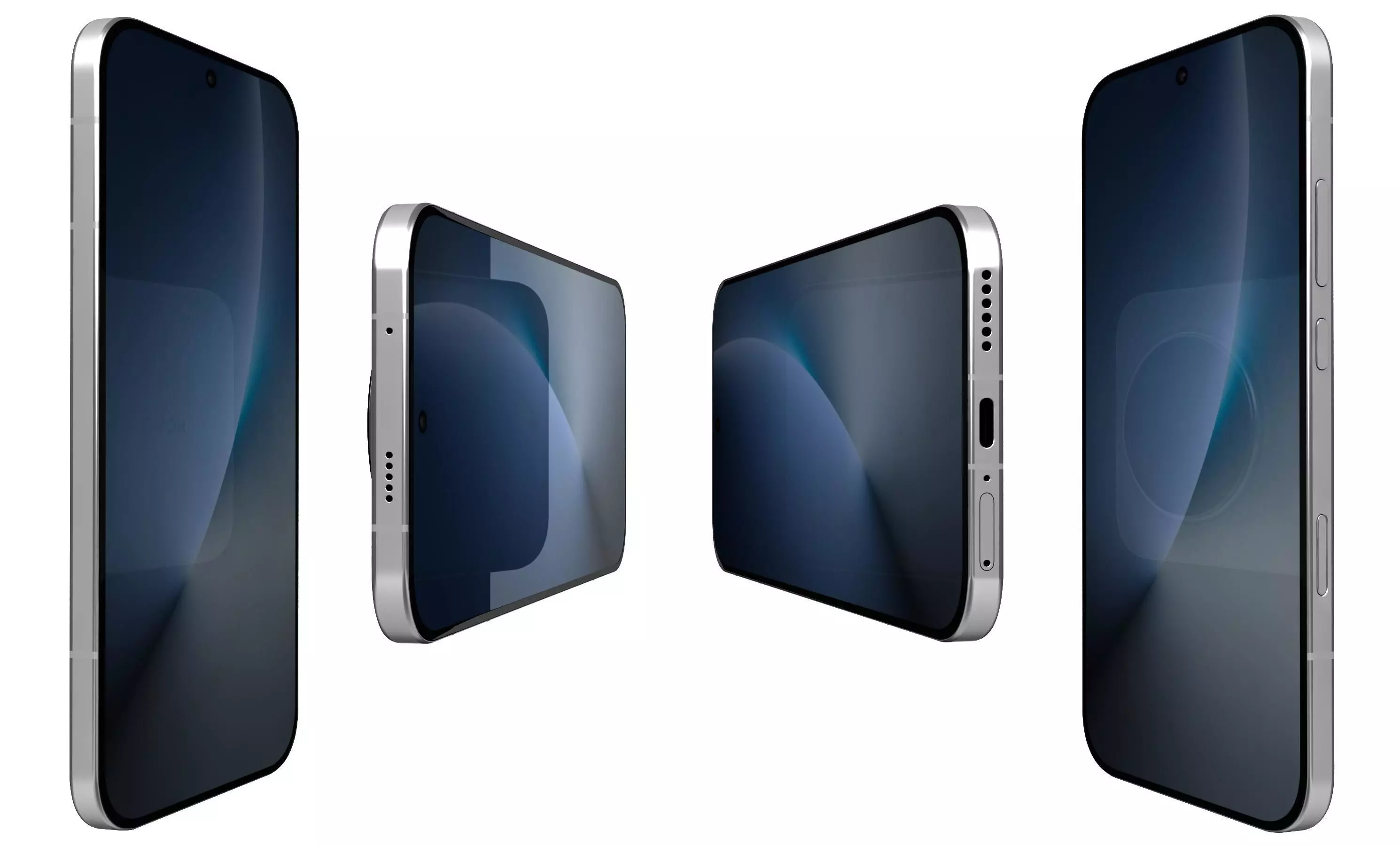 Honor Magic8 Snow White 3D model_1