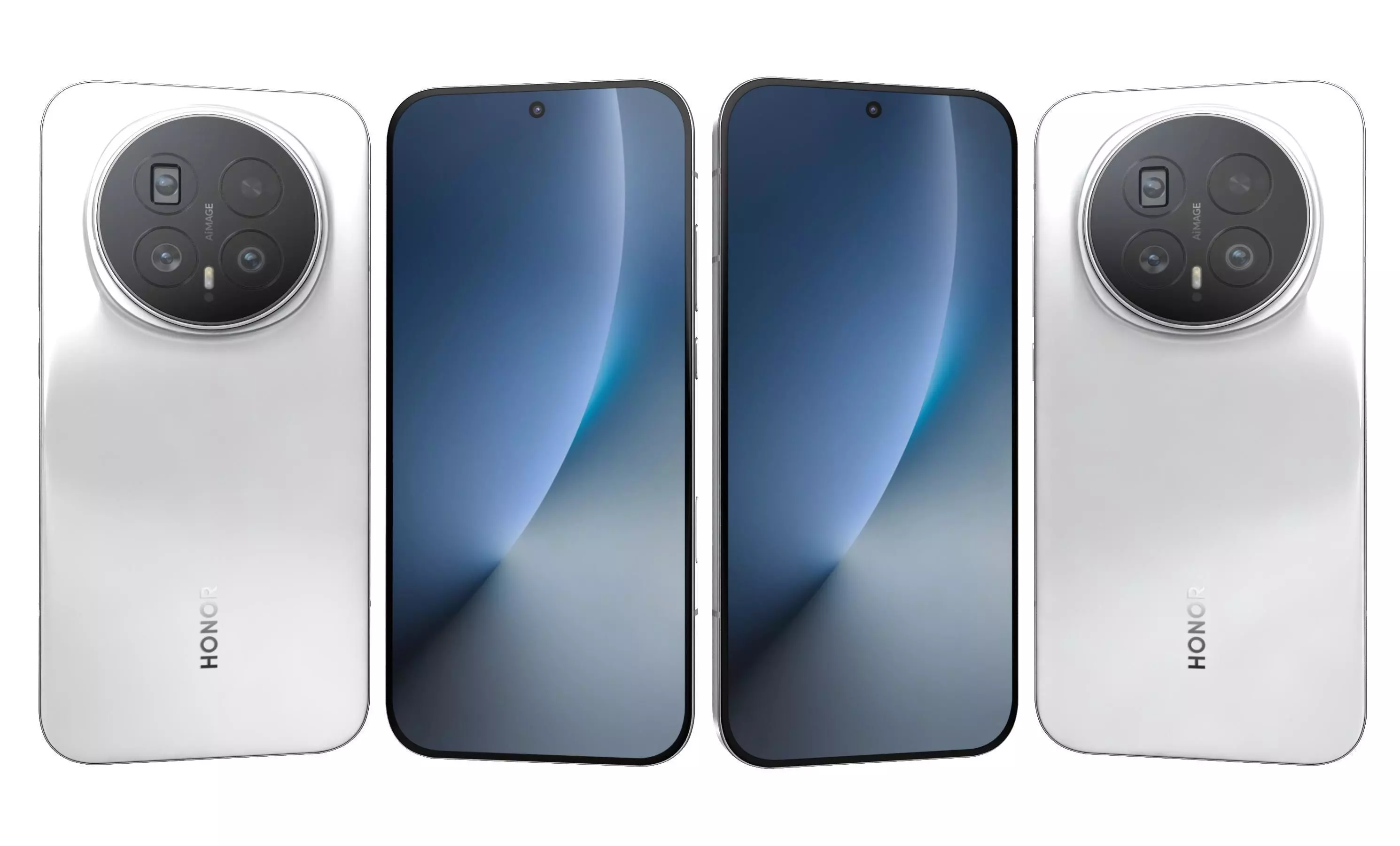 Honor Magic8 Snow White 3D model_2