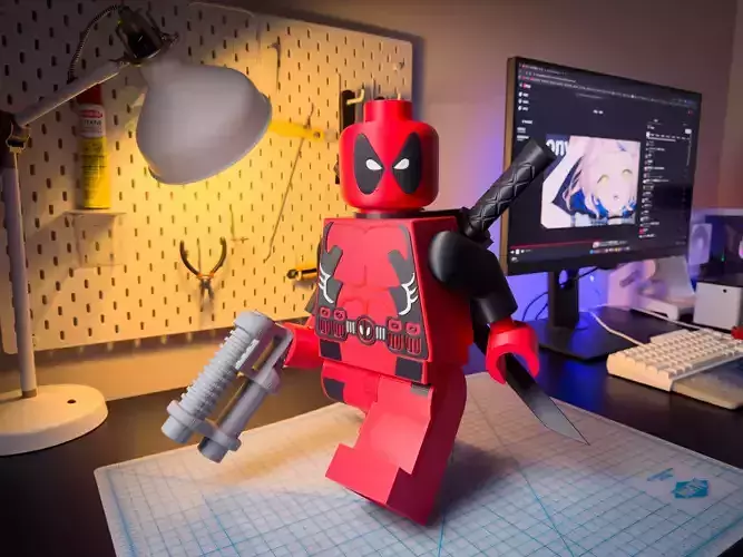 The FREE Deadpool Modular Figure
