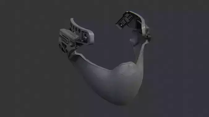 Ballistic face armor mask