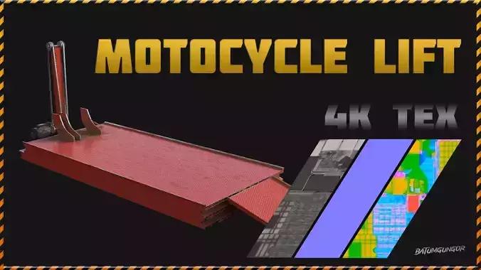 Motocycle Lift - 3d Model