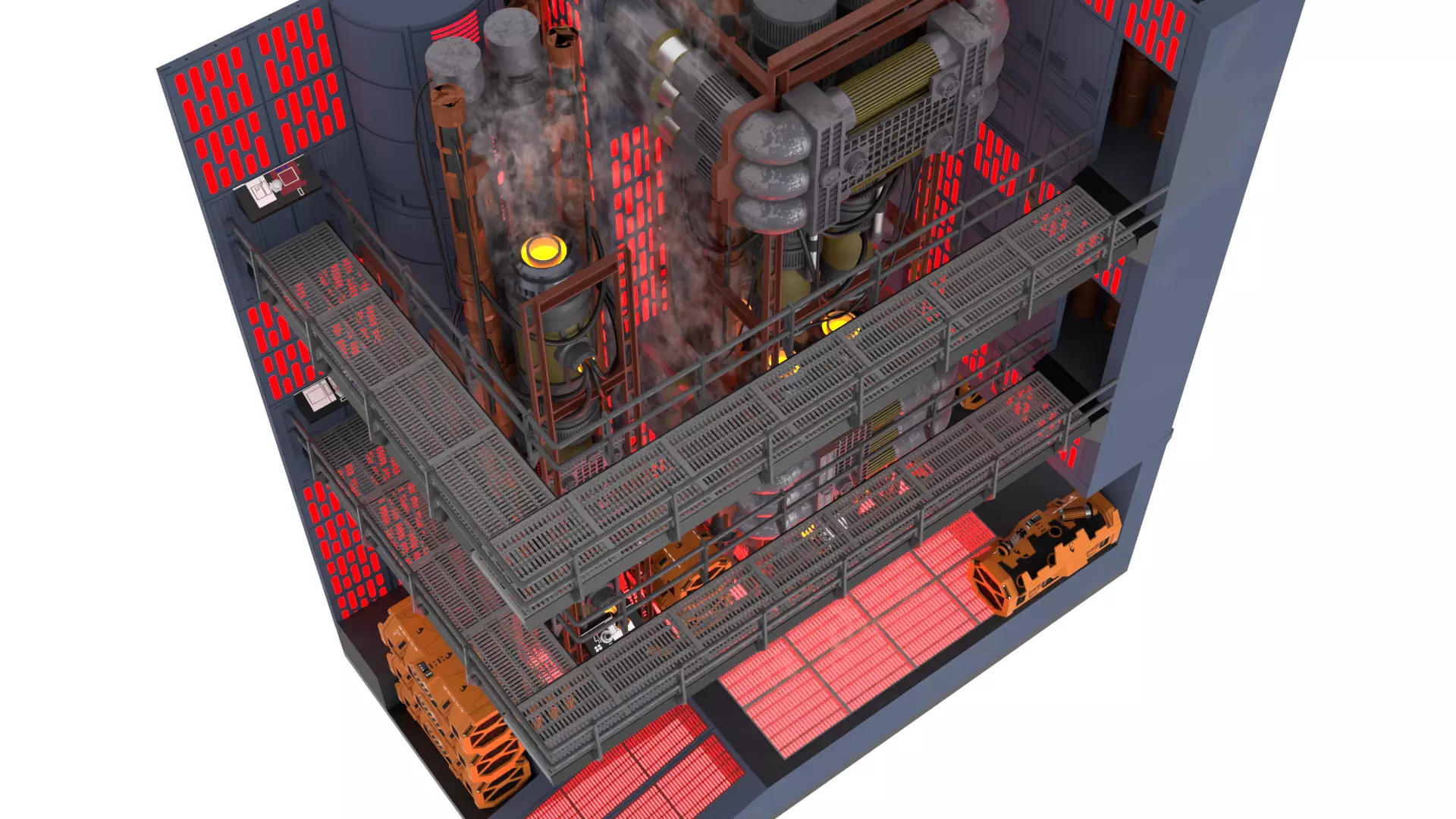 Set 2f - Death Star Kyber Installation 1-18 Scale Kenner Hasbro 3D Model Collection_9