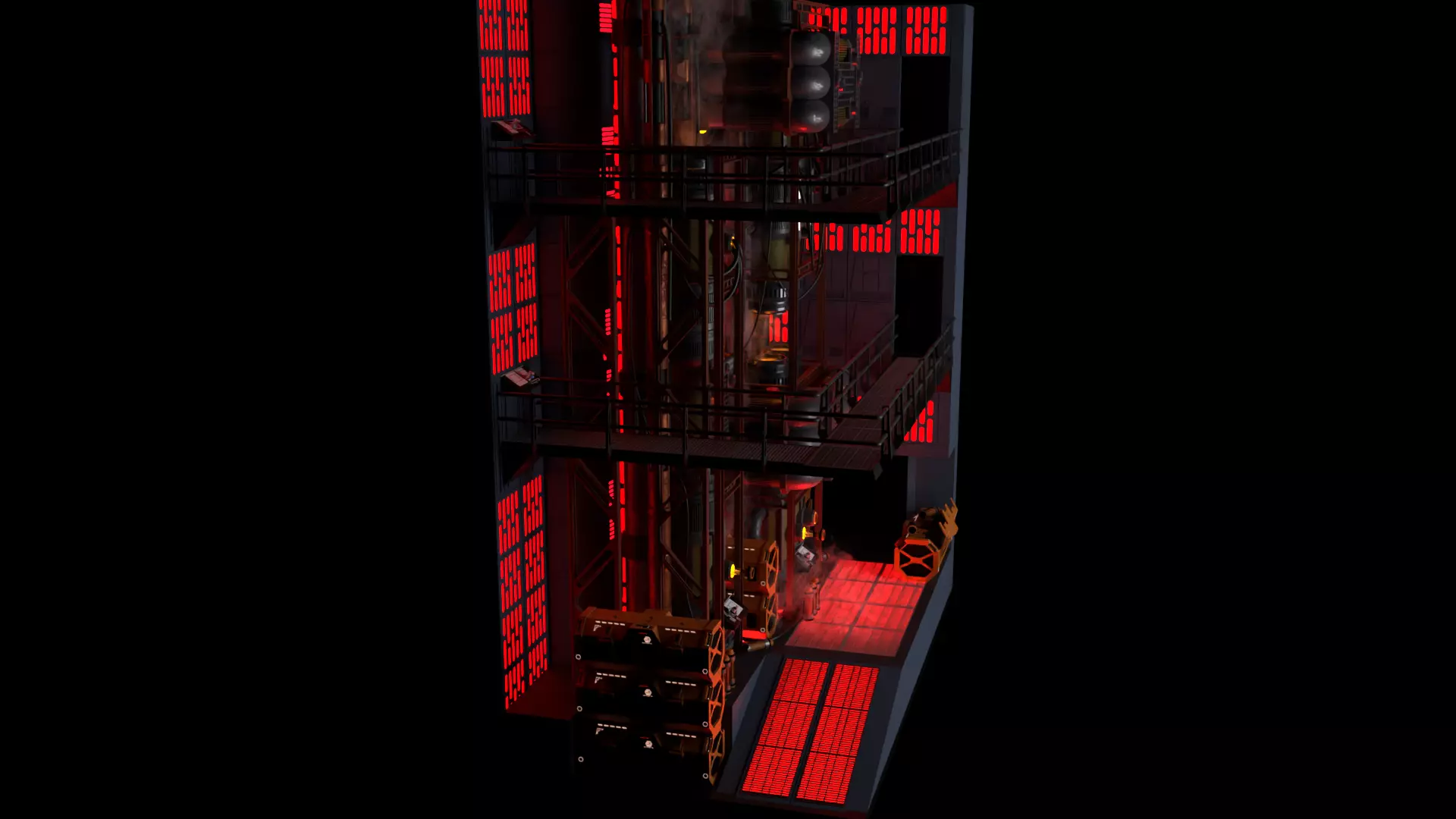 Set 2f - Death Star Kyber Installation 1-18 Scale Kenner Hasbro 3D Model Collection_22