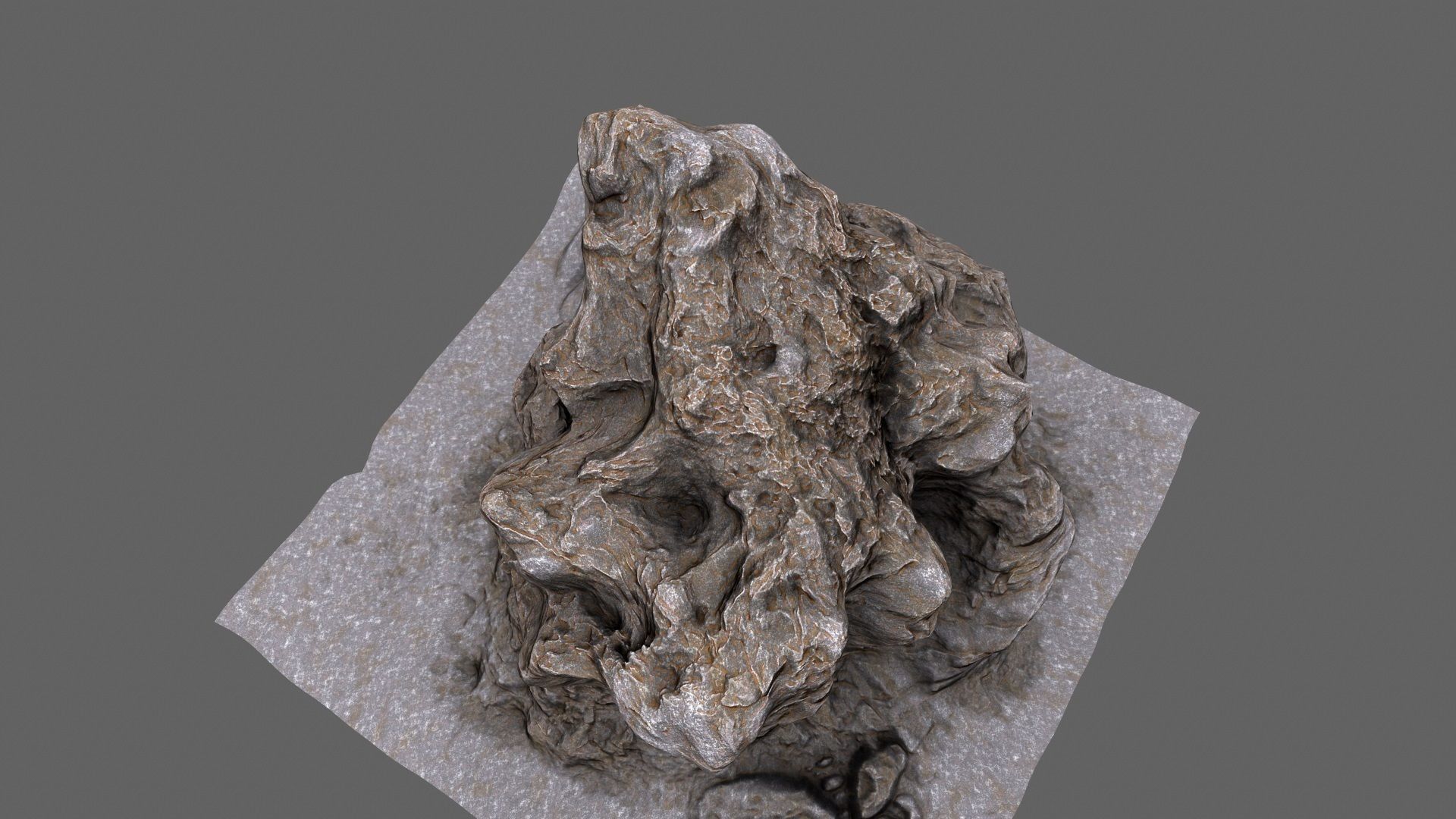 Rock Low-poly 3D model_11