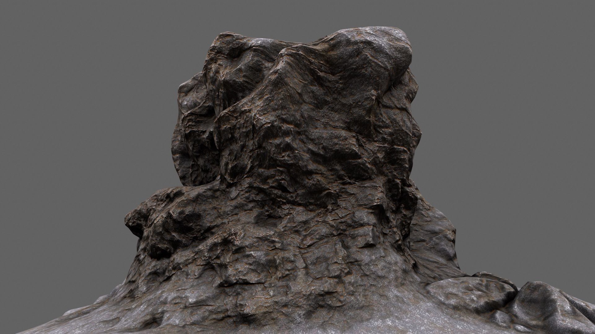 Rock Low-poly 3D model_6